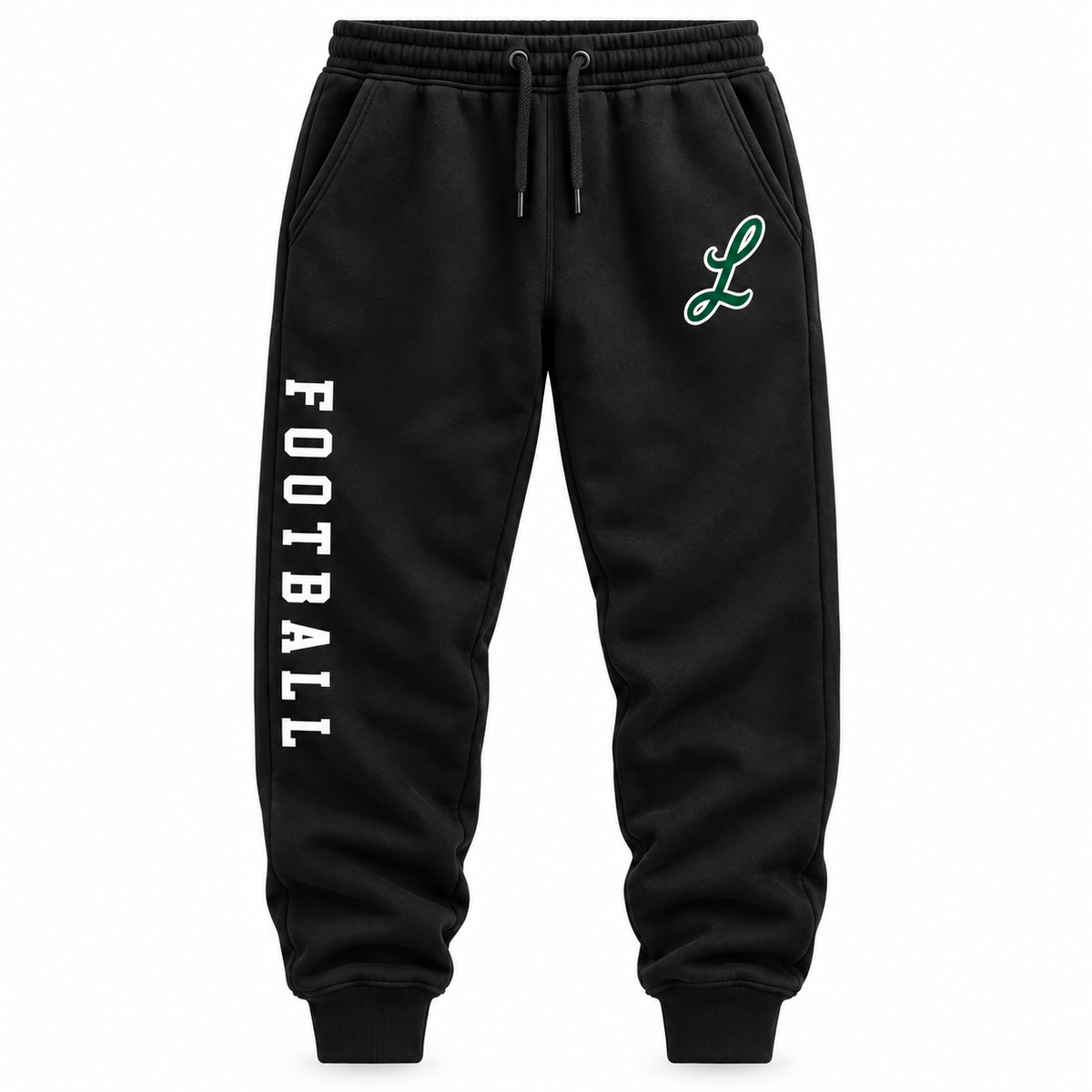 Lindenhurst Football Heritage Script Joggers in Black