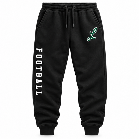Lindenhurst Football Heritage Script Joggers in Black