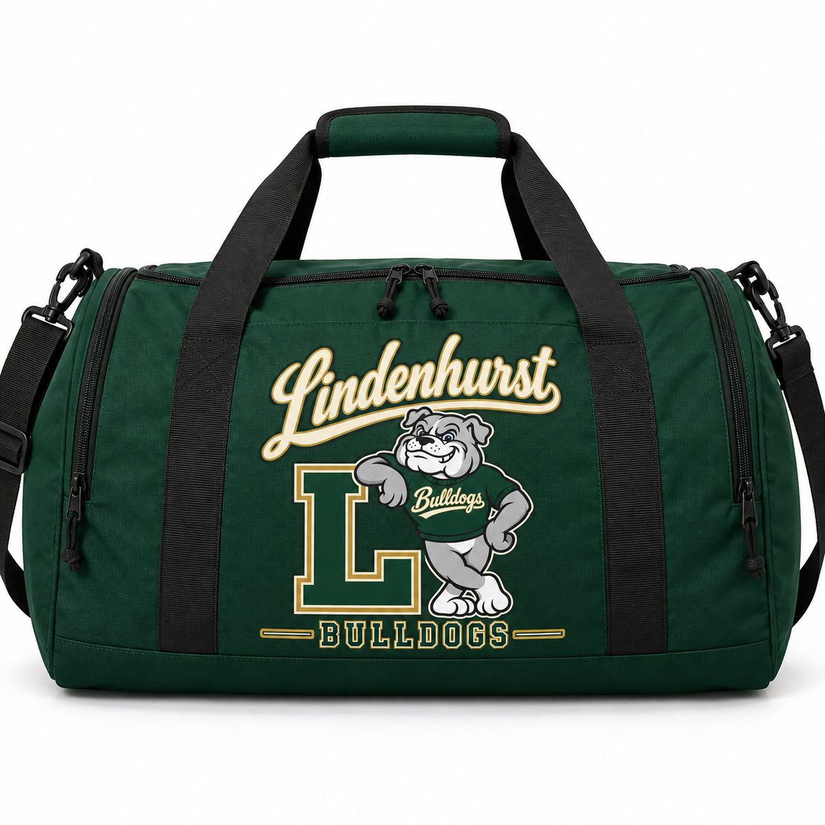 Lindenhurst Bulldogs Heritage Team Duffel Forest Green