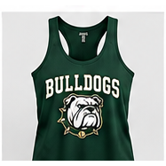 Lindenhurst Bulldogs Women's Bulldog Racerback Tank