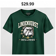 Lindenhurst Bulldogs Youth Performance Tee