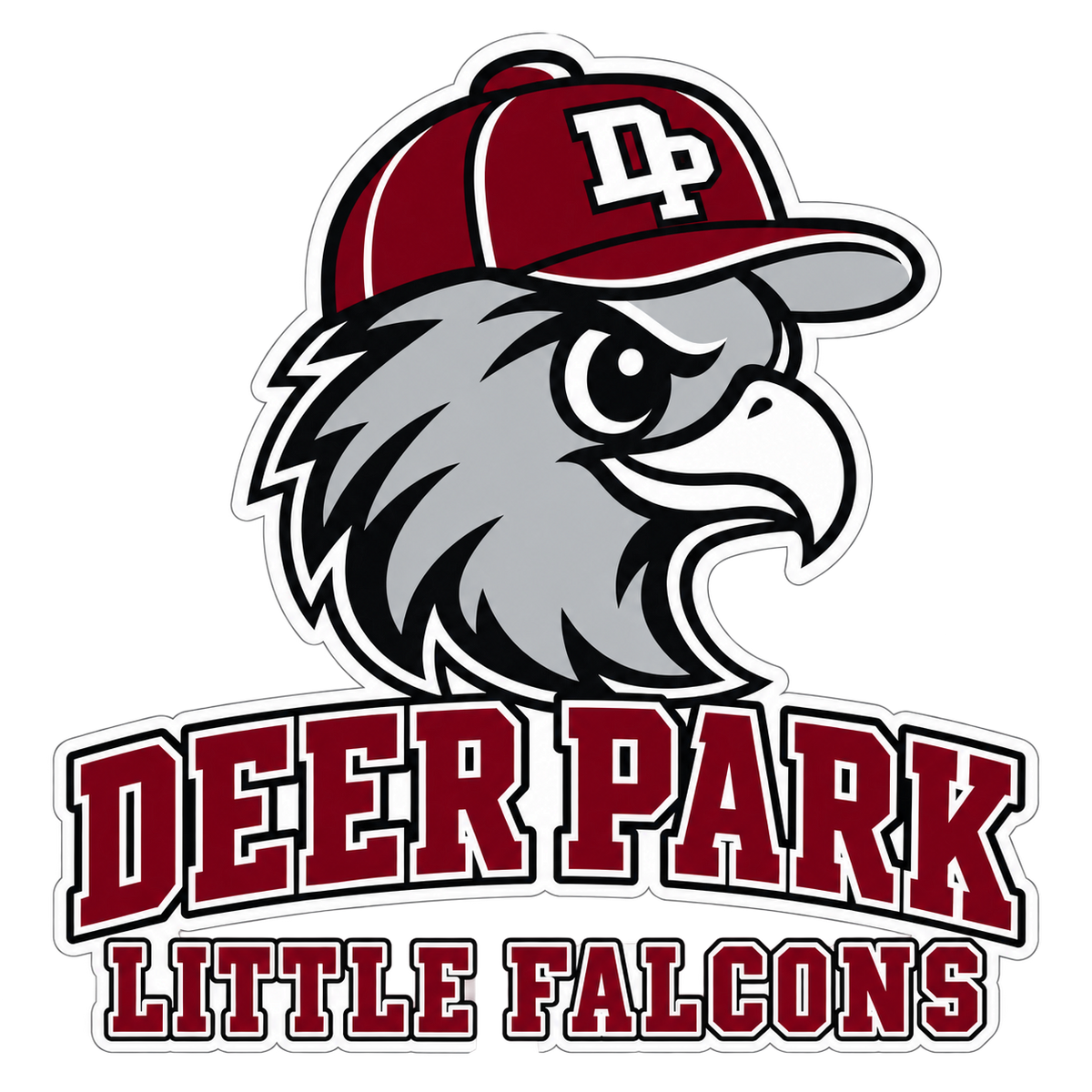 Little Falcons chest crest artwork detail