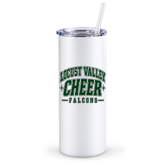 Varsity 20 oz Skinny Tumbler digital mockup