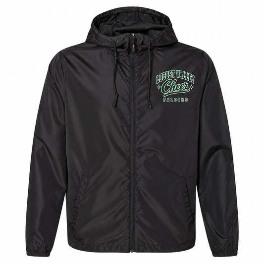 Script Full-Zip Windbreaker digital mockup