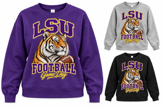 LSU Women's Mascot Crewneck Sweatshirt — product thumbnail