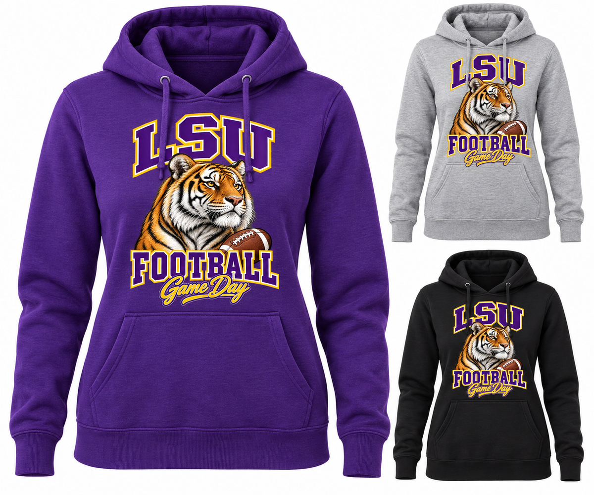 LSU Women's Mascot Pullover Hoodie — product thumbnail