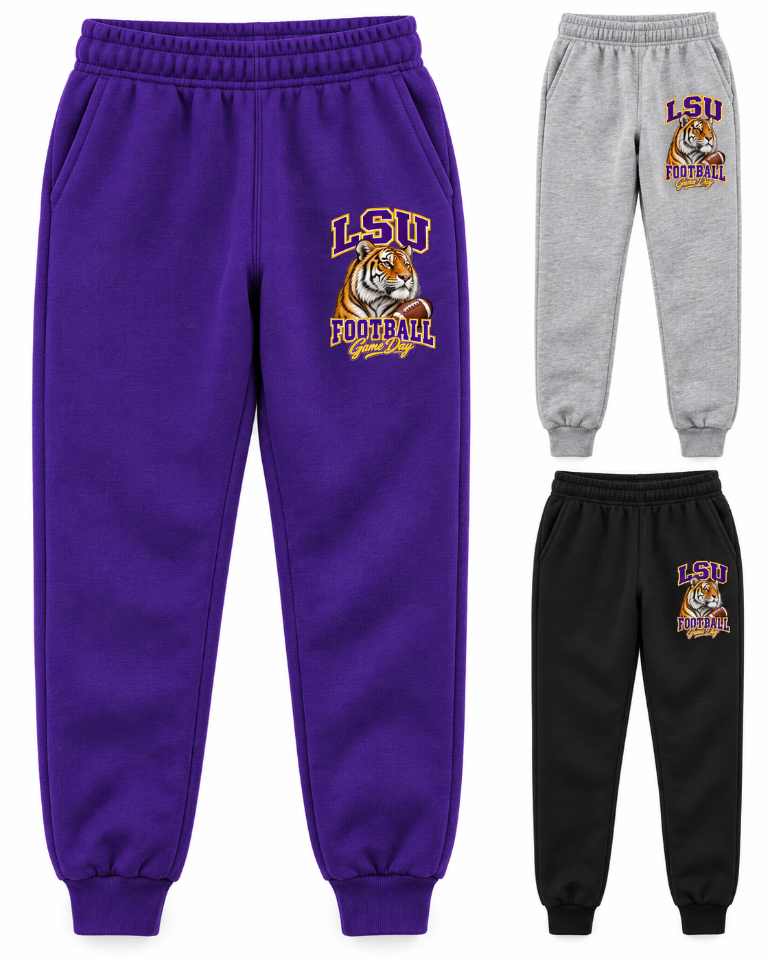 LSU Youth Mascot Fleece Joggers — product thumbnail