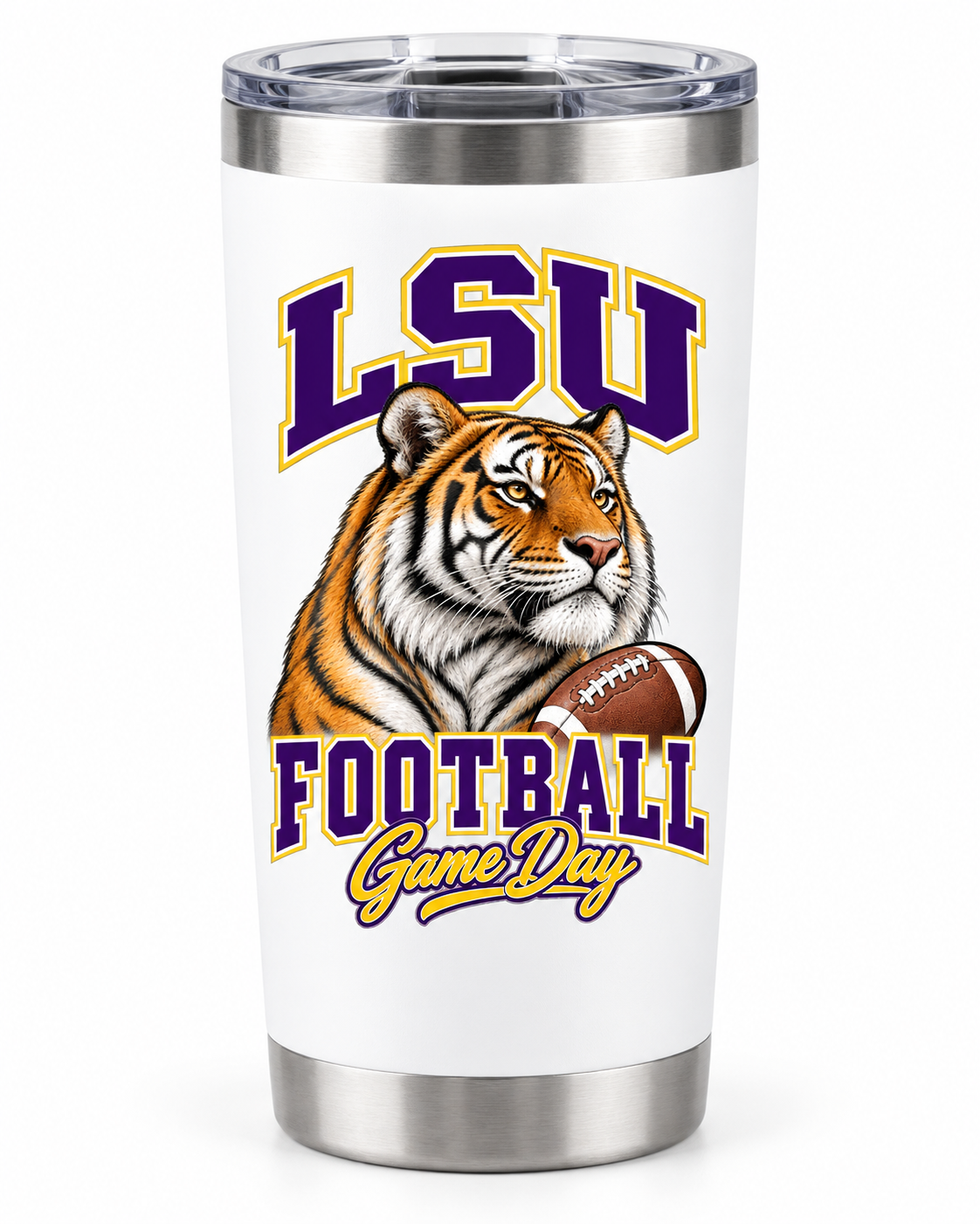 LSU Mascot Travel Tumbler — product thumbnail