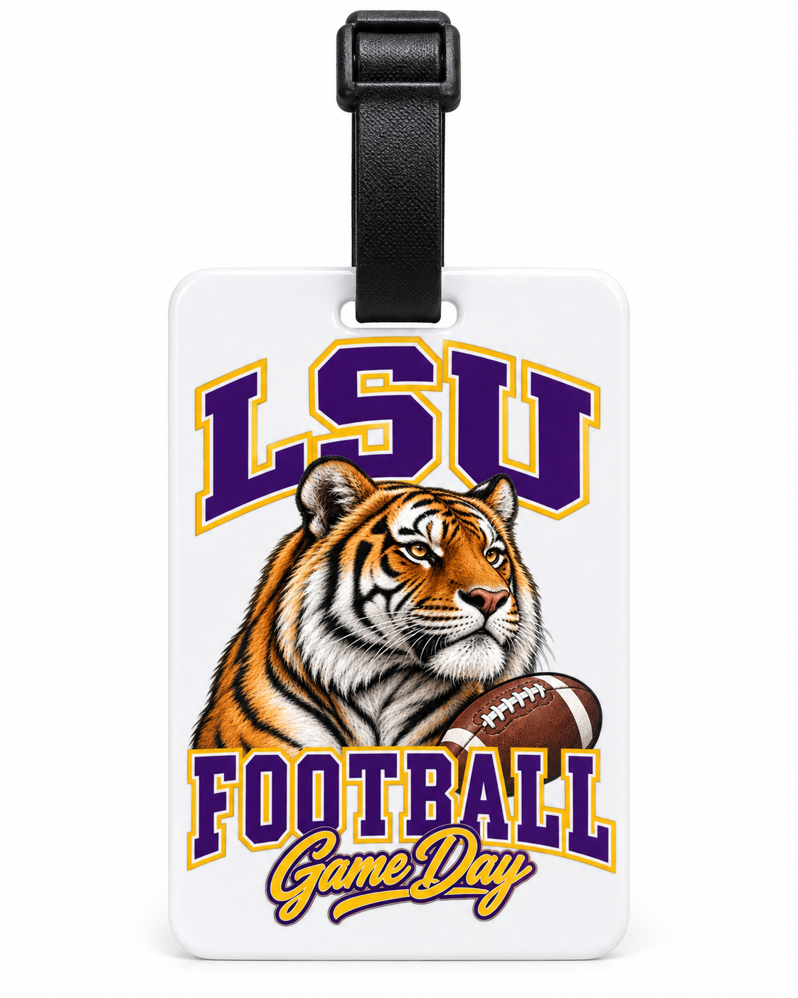 LSU Mascot Backpack & Luggage Tag — product thumbnail
