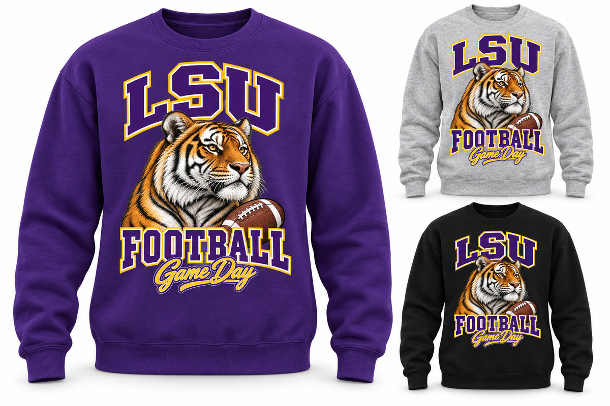 LSU Varsity Mascot Crewneck Sweatshirt
