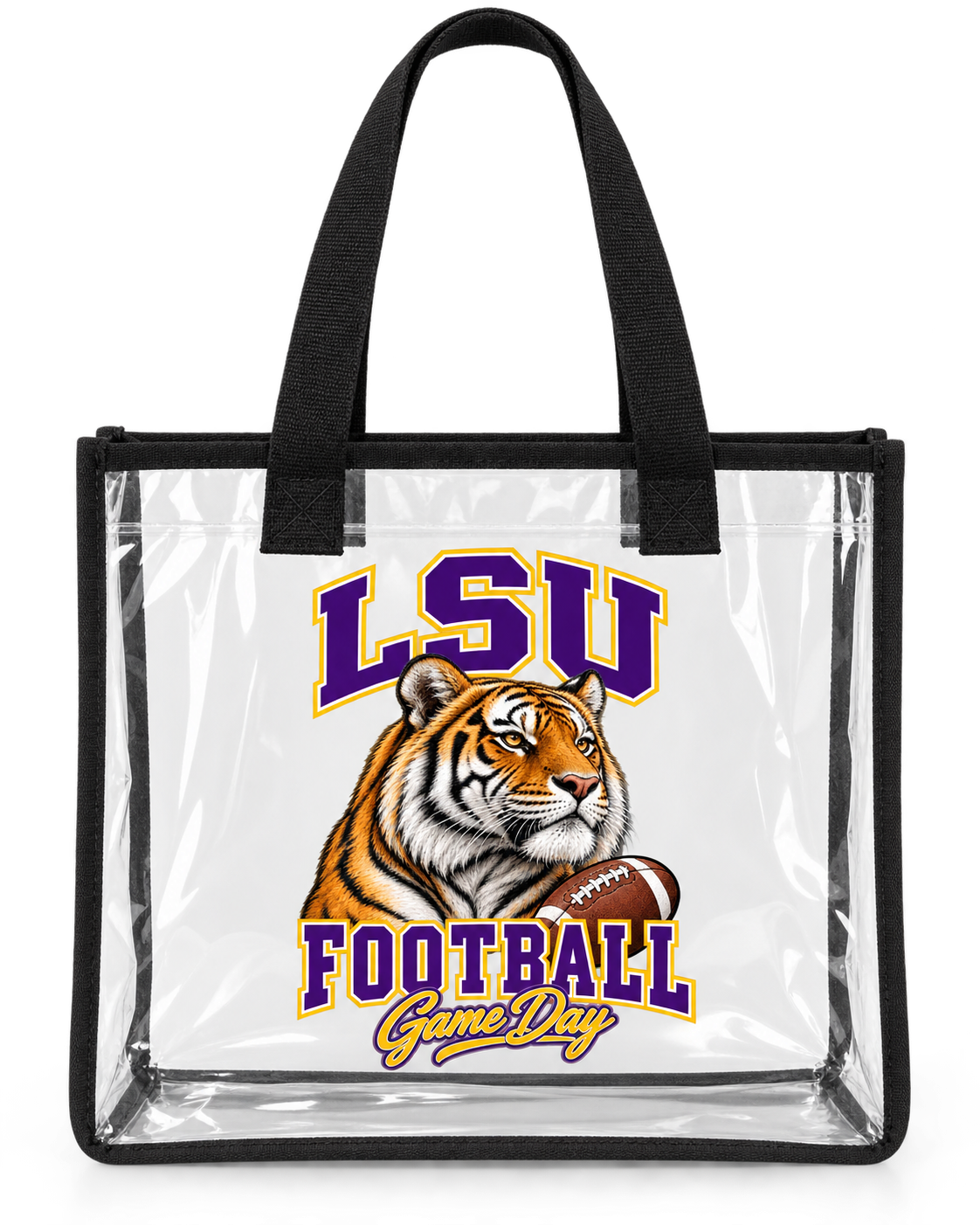 LSU Game Day Clear Tote — product thumbnail
