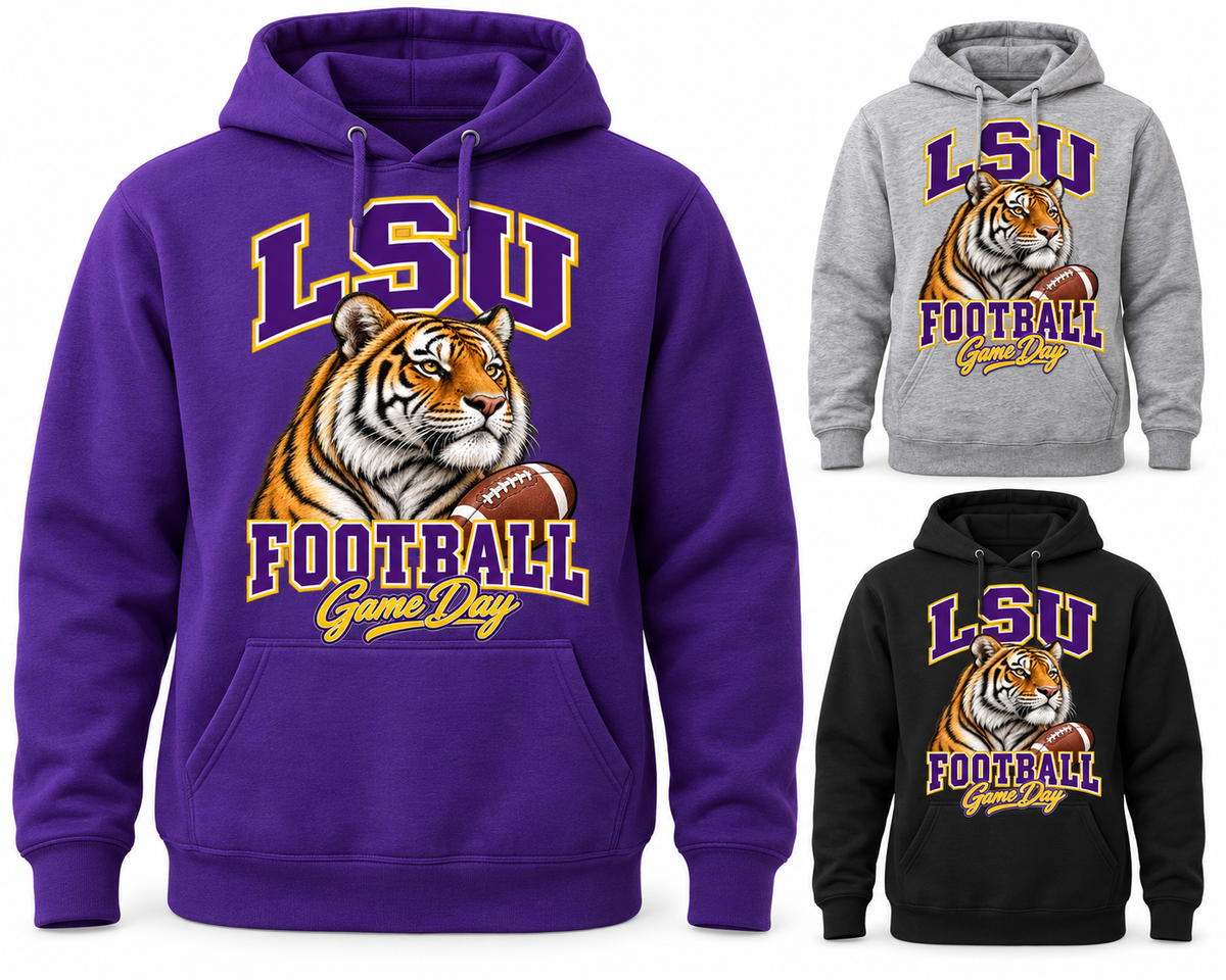 LSU Mascot Game Day Pullover Hoodie
