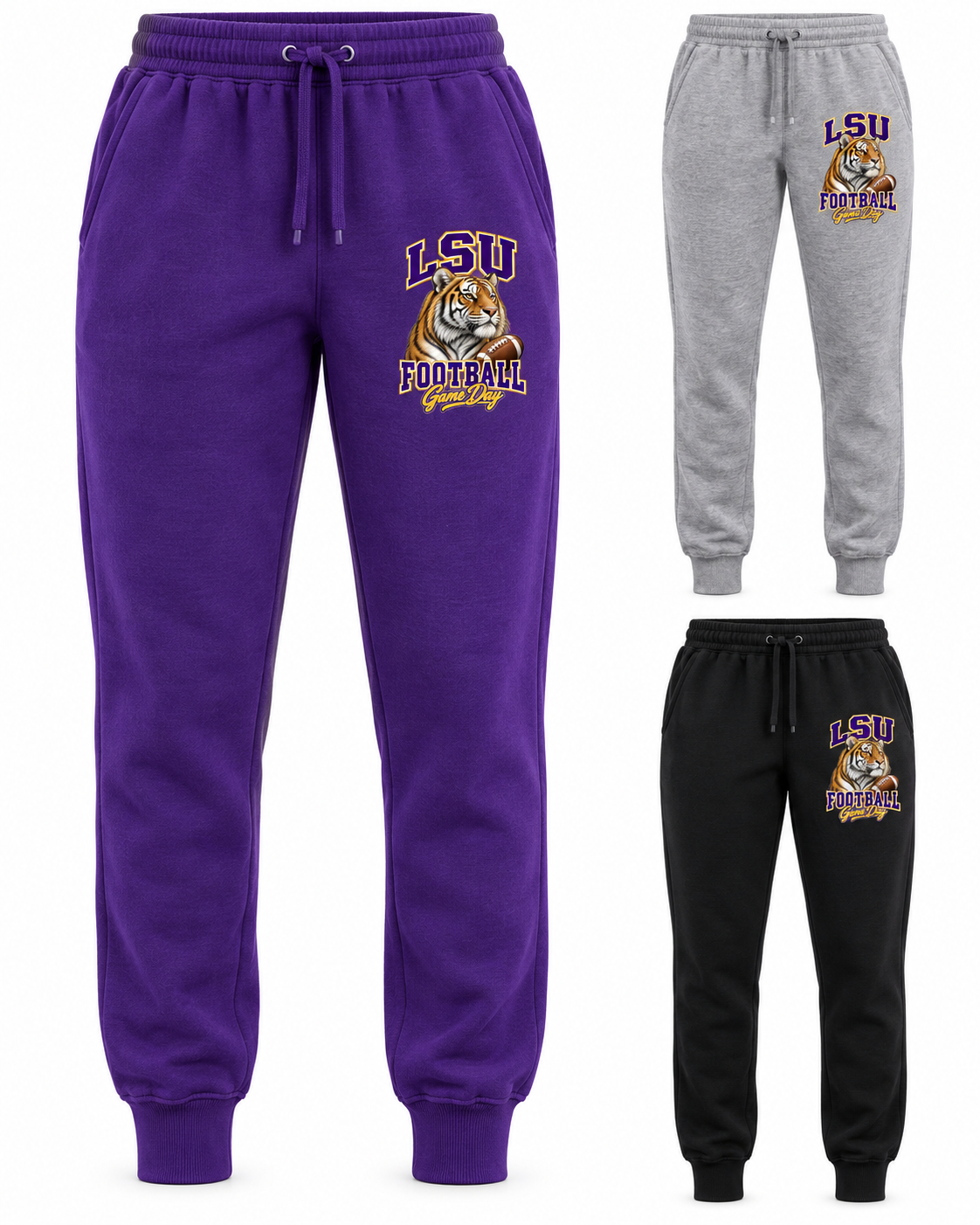 LSU Mascot Fleece Joggers — product thumbnail
