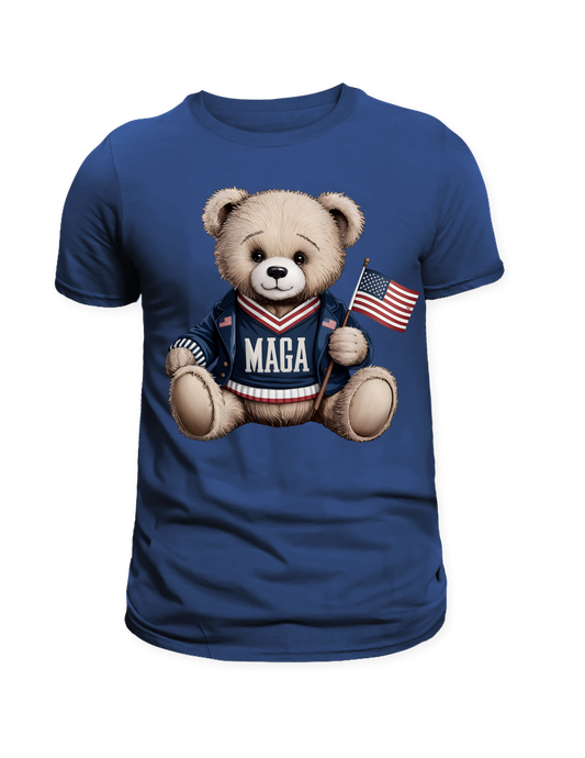 Maga Bear Blue T-Shirt
