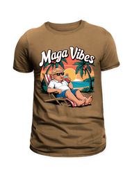 Thumbnail for Maga Beach Vibes Tan T-Shirt