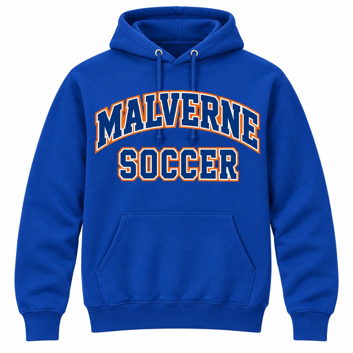 Malverne Soccer Varsity Hoodie in Royal Blue