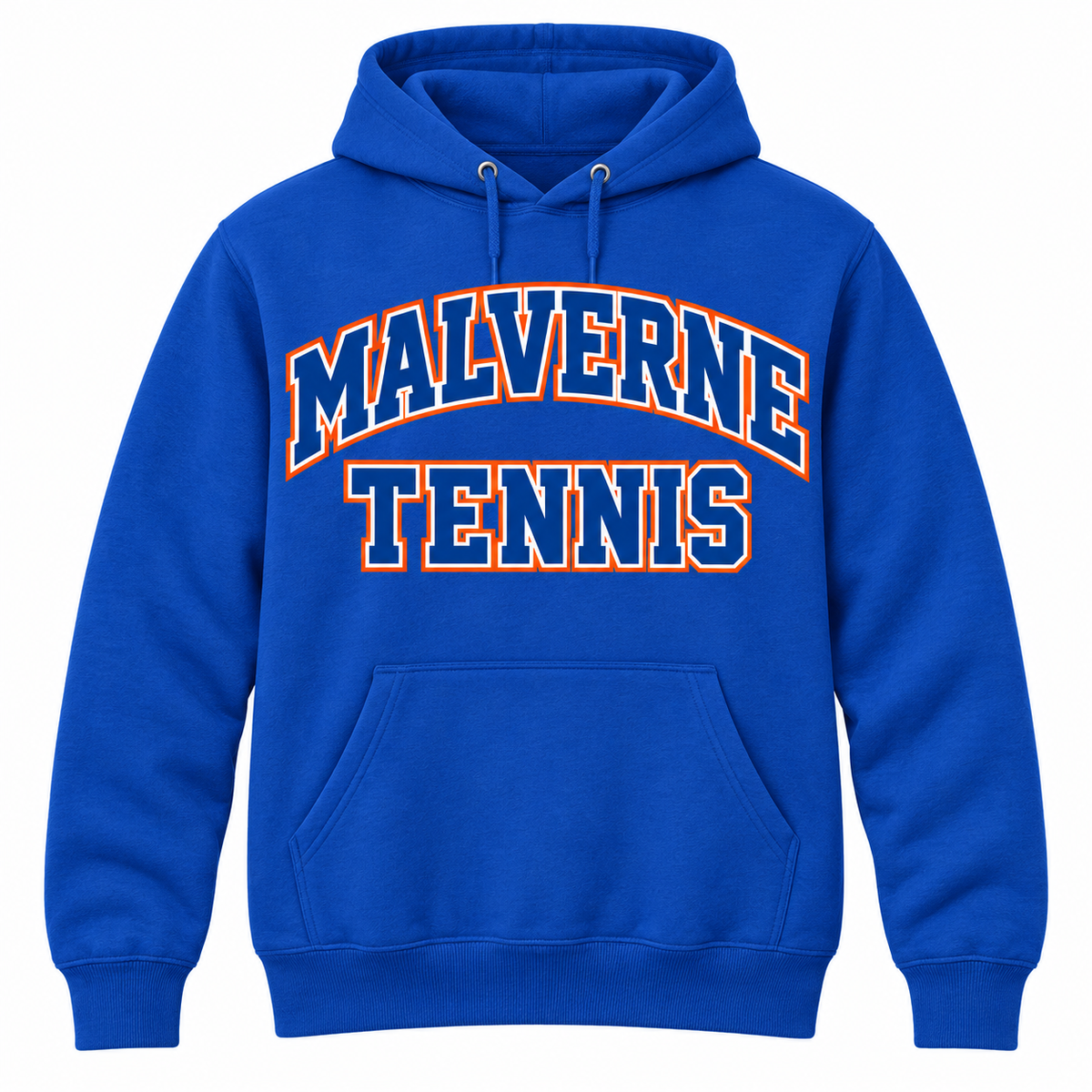 Malverne Tennis Varsity Hoodie in Royal Blue