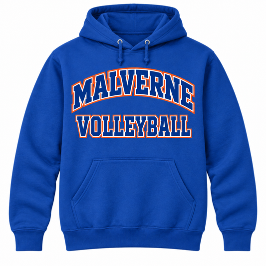 Malverne Volleyball Varsity Hoodie in Royal Blue