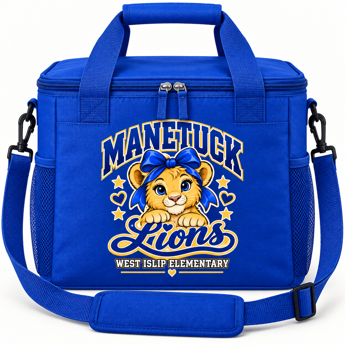 Manetuck Lions Insulated Cooler Bag — Royal Blue