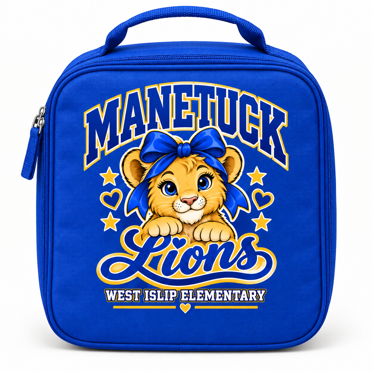 Manetuck Little Lions Lunch Box — Royal Blue