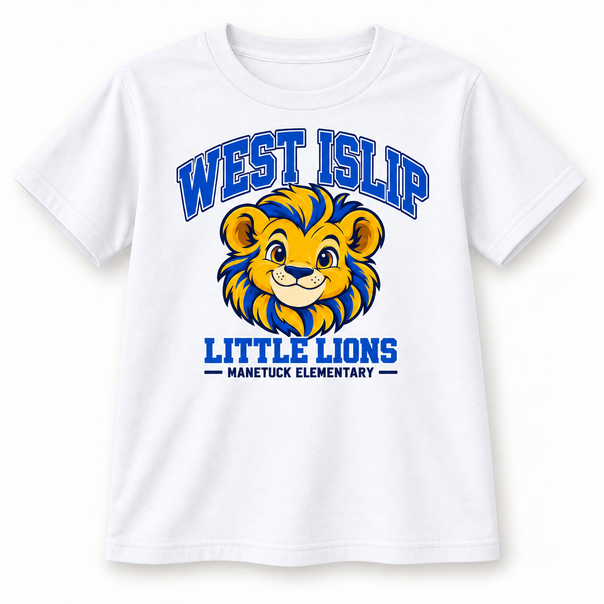Manetuck Little Lions youth tee in White