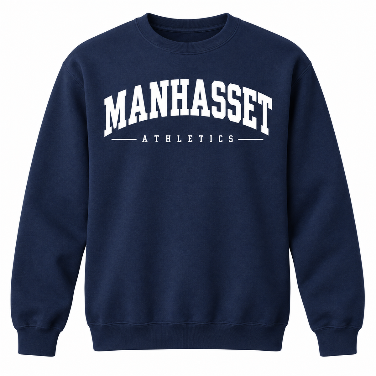 Manhasset Collegiate Athletics Unisex Crewneck — Navy