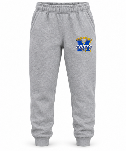 Massapequa Chiefs Youth Varsity M Joggers — Sport Gray