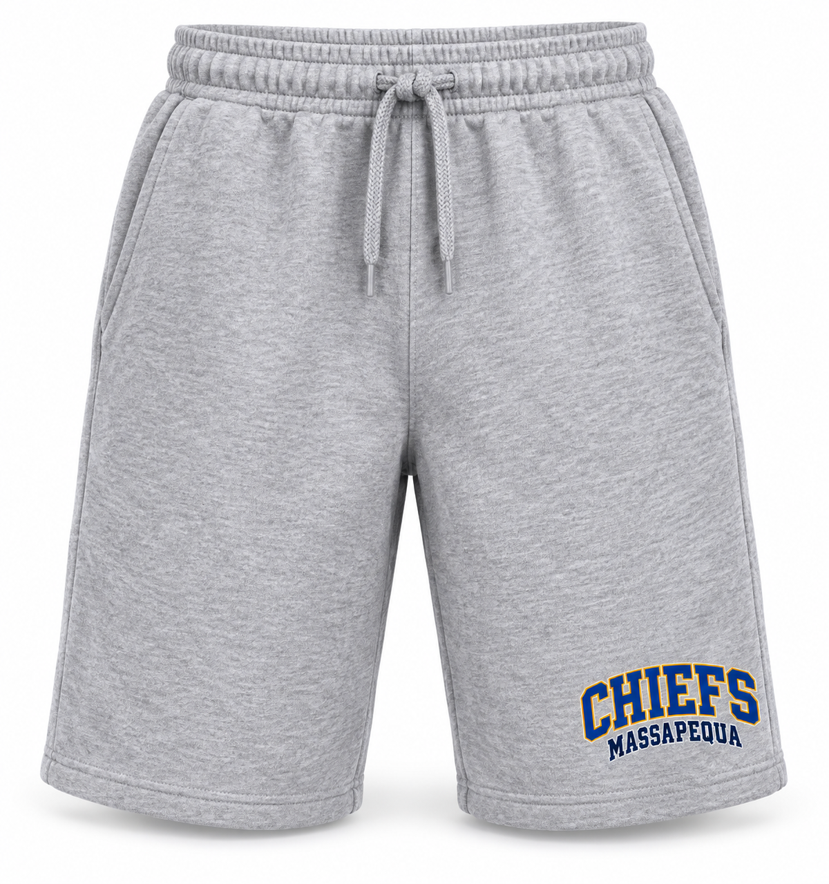 Massapequa Youth Chiefs Fleece Shorts — Sport Gray