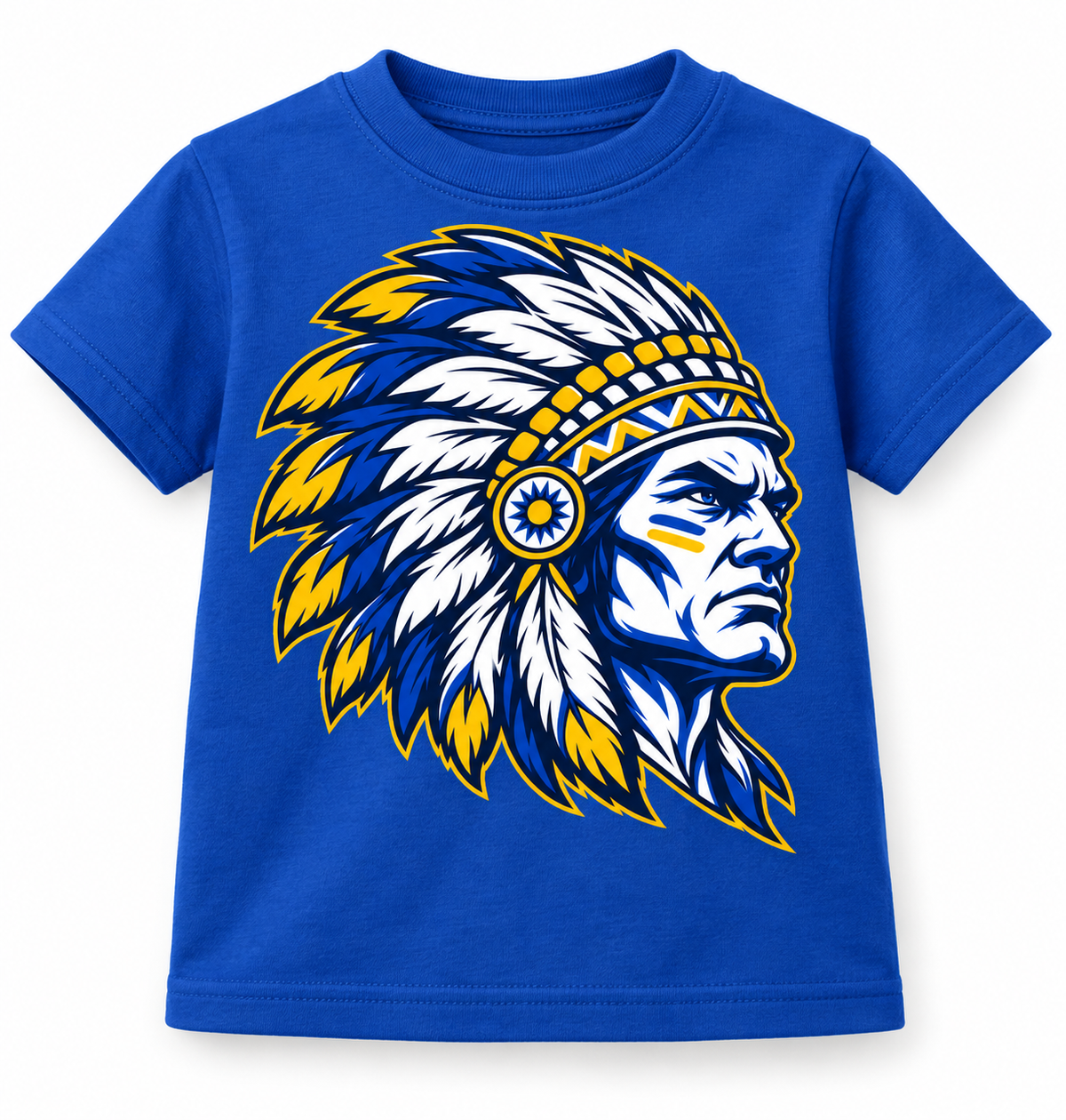 Massapequa Chiefs Toddler Intensity Chief Tee — Royal Blue