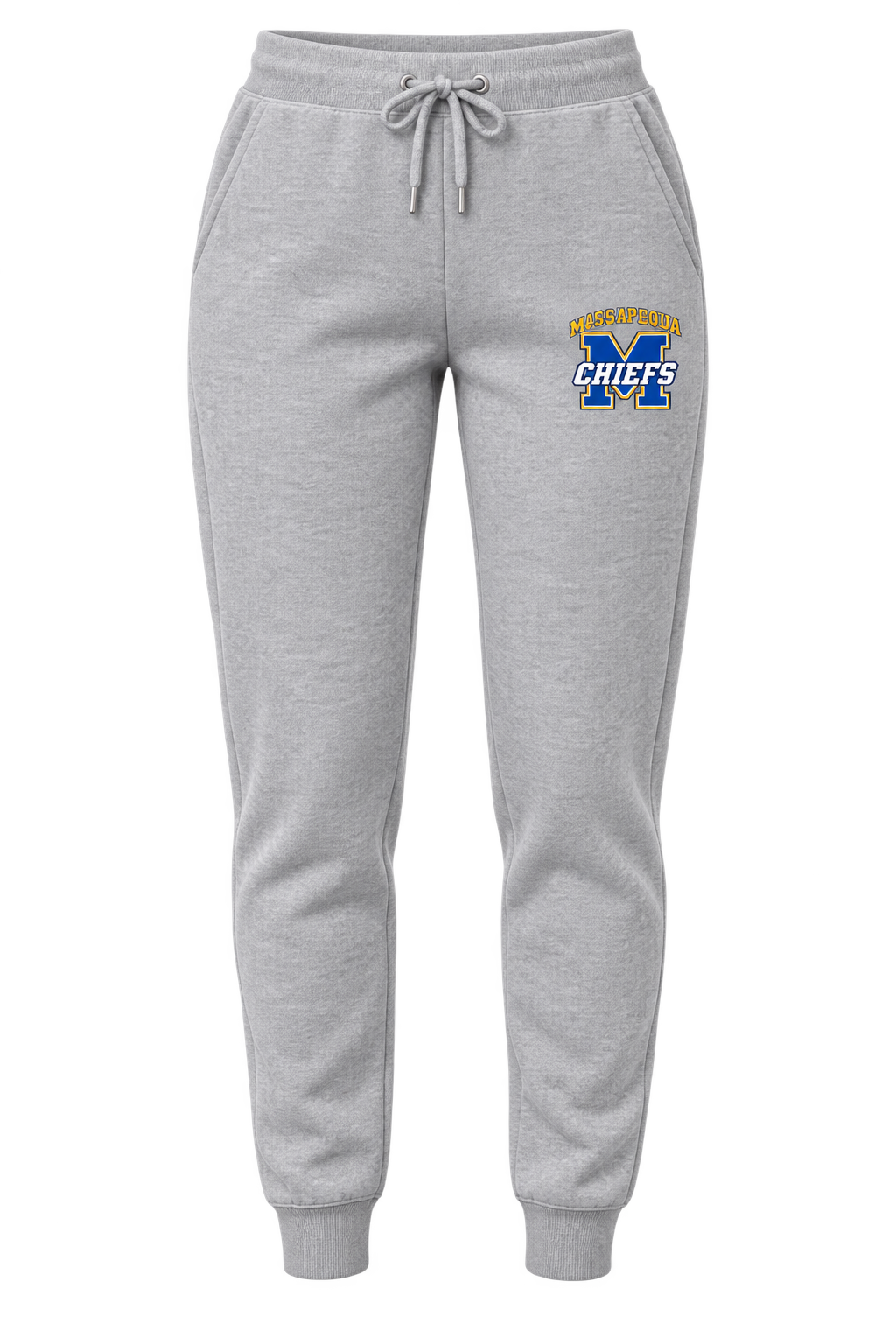 Massapequa Chiefs Women's Varsity M Joggers — Sport Gray