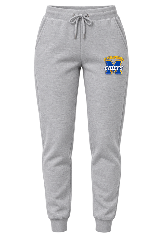 Massapequa Chiefs Women's Varsity M Joggers — Sport Gray