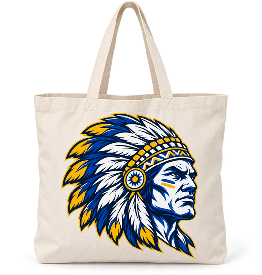 Massapequa Chiefs Intensity Chief Tote Bag — Natural