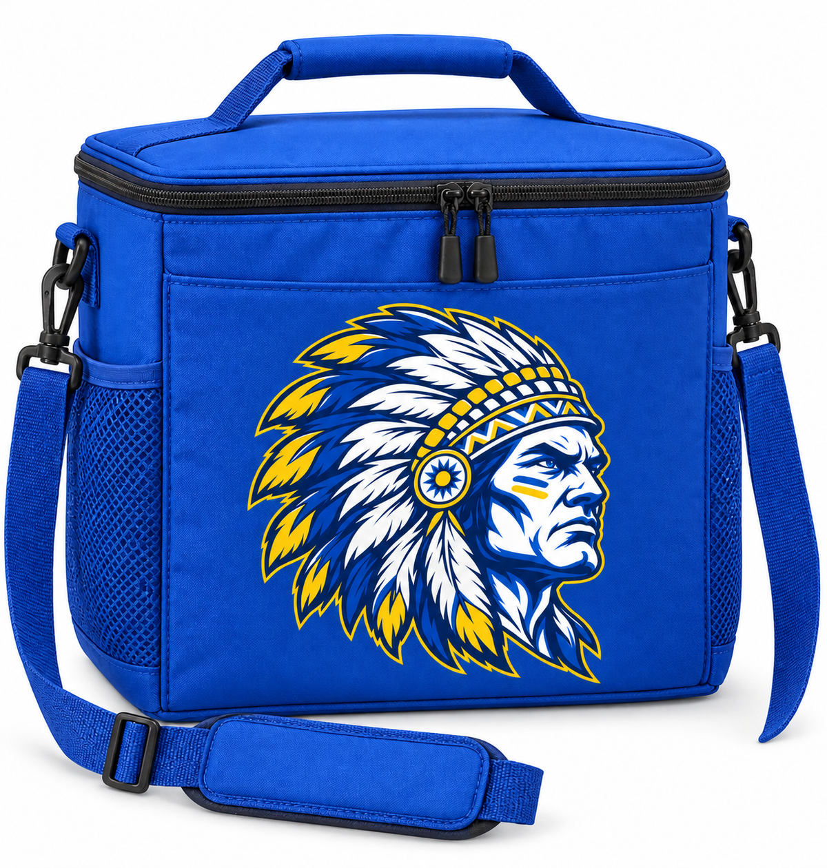 Massapequa Chiefs Intensity Zipper Cooler Bag — Royal Blue