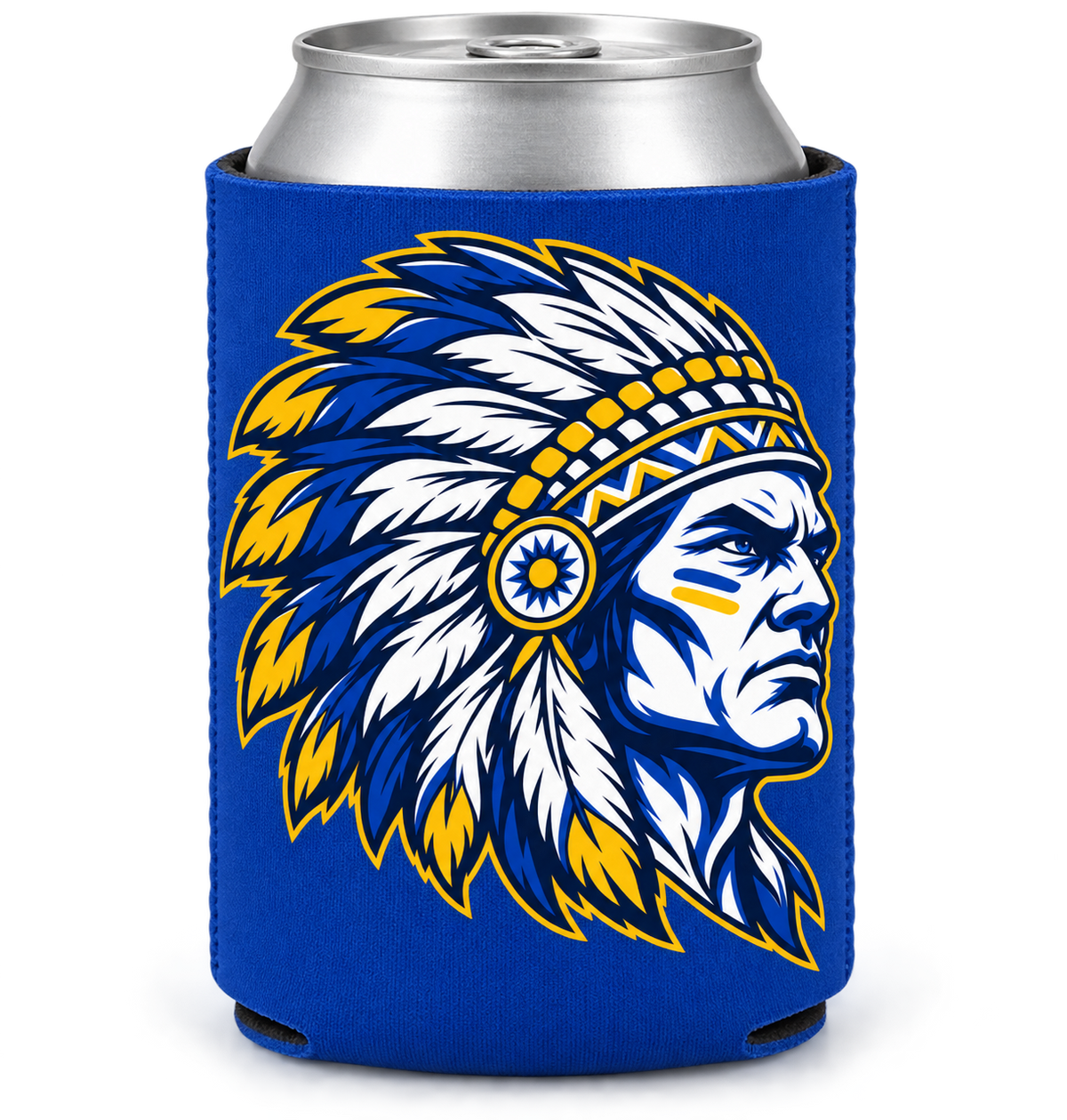Massapequa Chiefs Intensity Can Cooler — Royal Blue