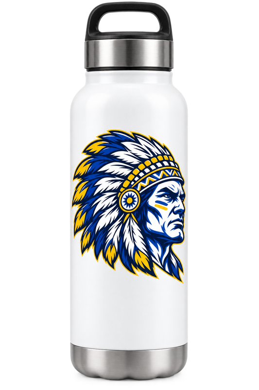 Massapequa Chiefs Intensity 20 oz Sport Bottle — White