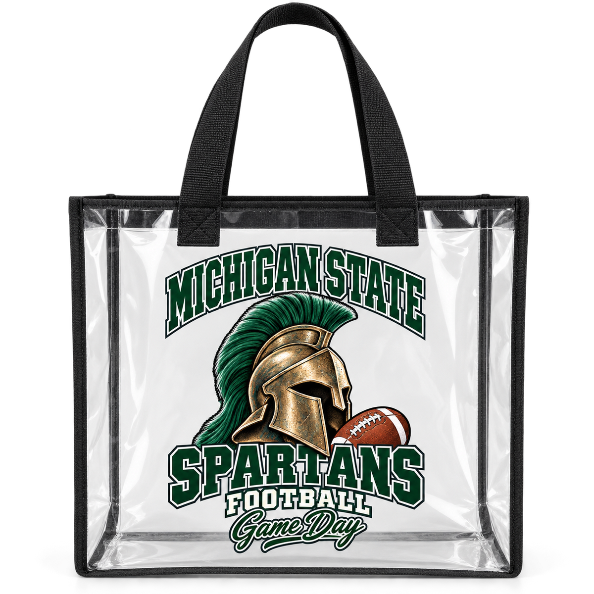 Michigan State Game Day Clear Tote — product thumbnail