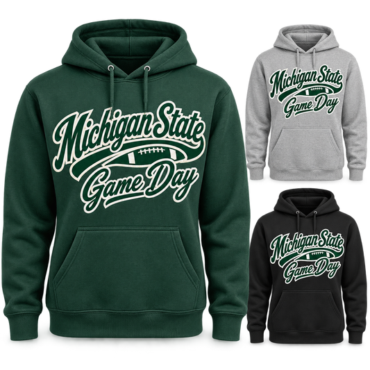 Michigan State Game Day Script Pullover Hoodie — product thumbnail