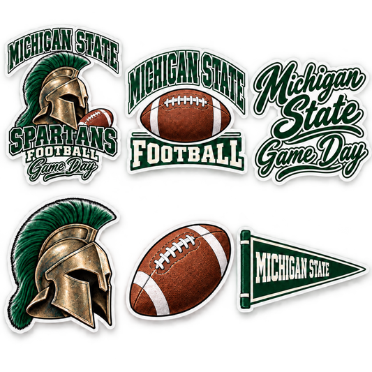 Michigan State Game Day Spirit 6-Piece Sticker Pack — product thumbnail