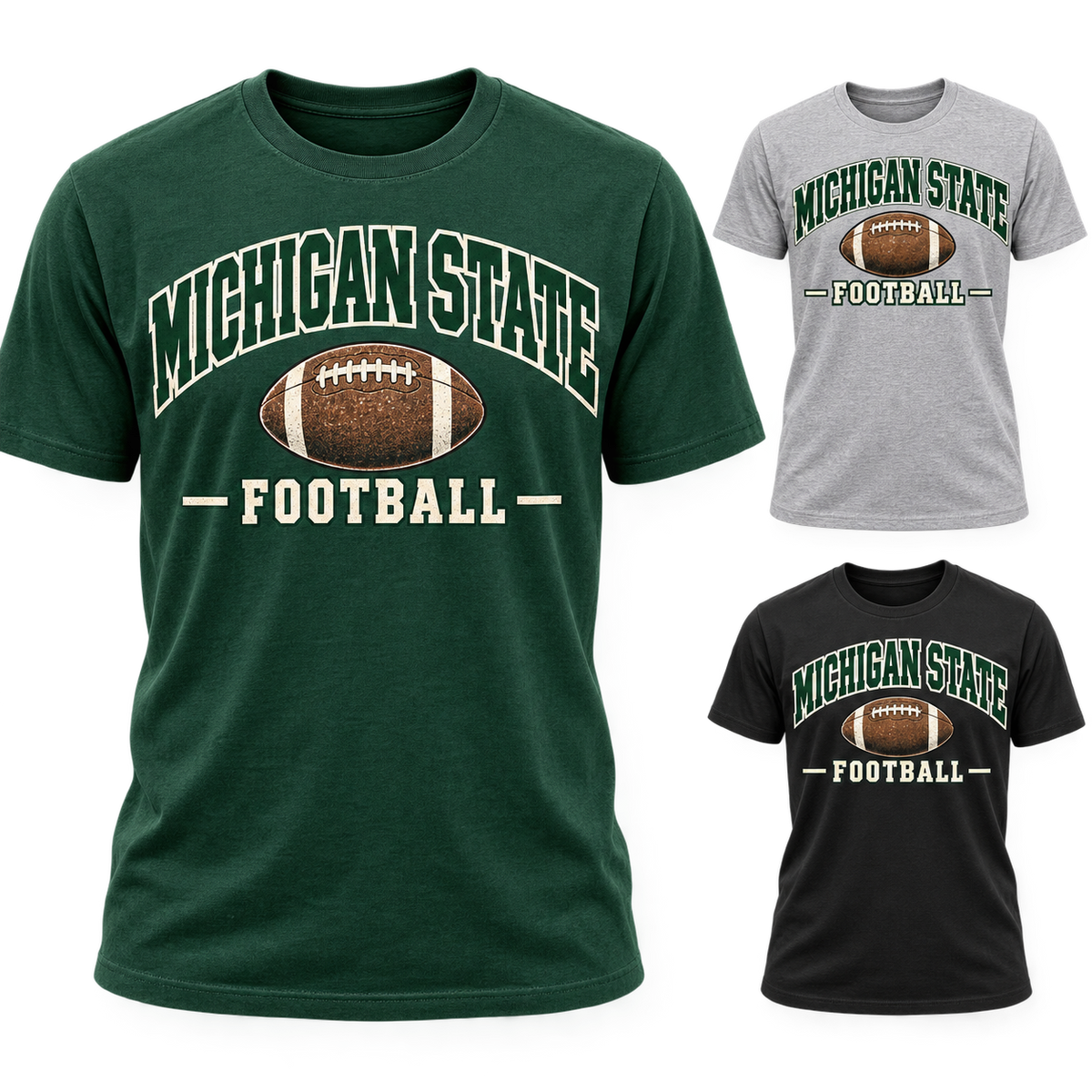 Michigan State Heritage Arch Football T-Shirt — product thumbnail