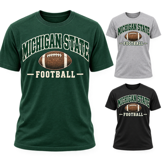 Michigan State Heritage Arch Football T-Shirt — product thumbnail