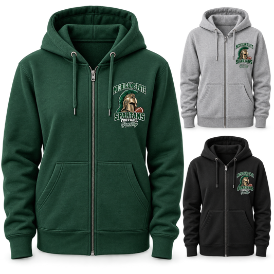 Michigan State Left-Chest Full-Zip Hoodie — product thumbnail