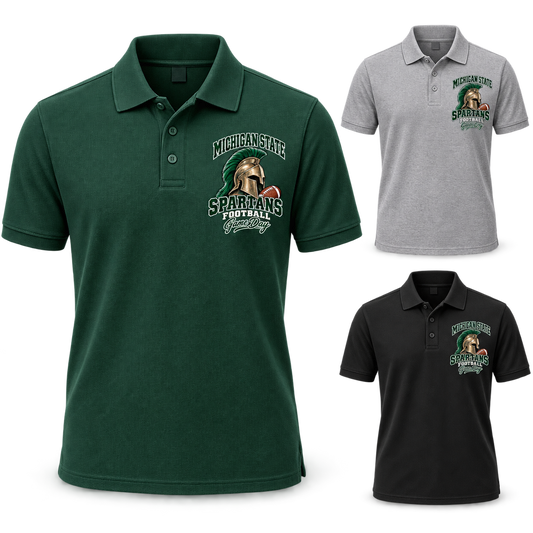 Michigan State Left-Chest Game Day Polo — product thumbnail