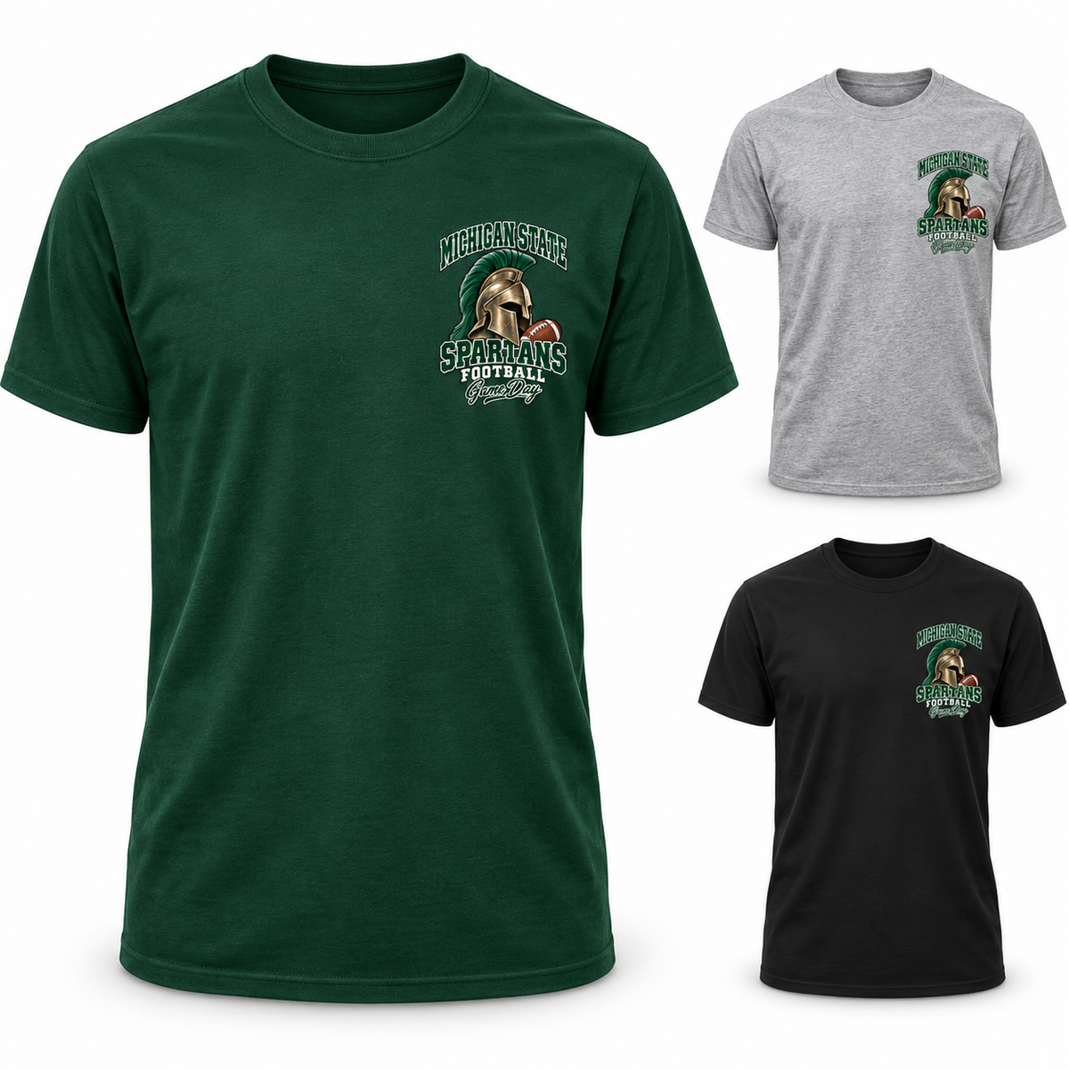 Michigan State Left-Chest Mascot T-Shirt — product thumbnail