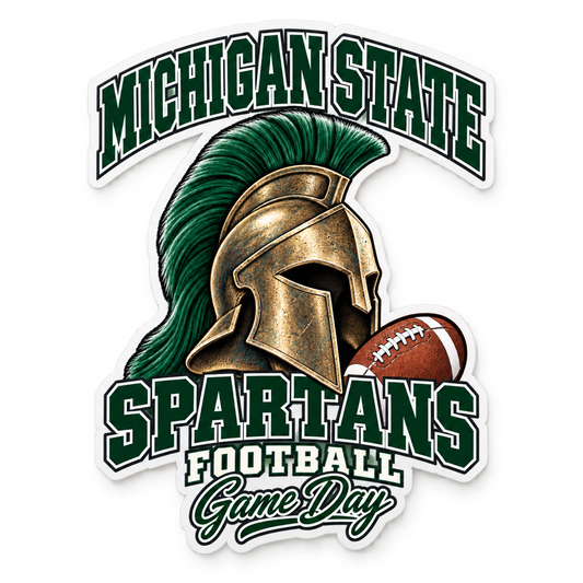 Michigan State Mascot Die-Cut Sticker — product thumbnail