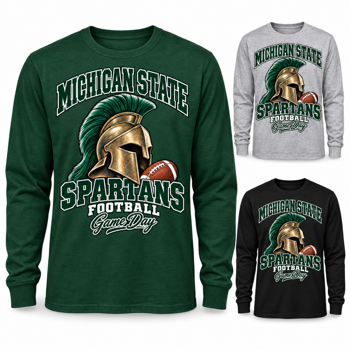 Michigan State Mascot Long Sleeve T-Shirt — product thumbnail