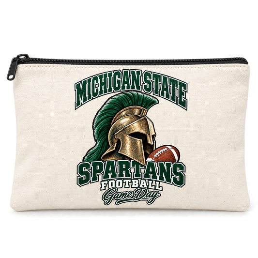 Michigan State Mascot Zippered Pencil Pouch — product thumbnail
