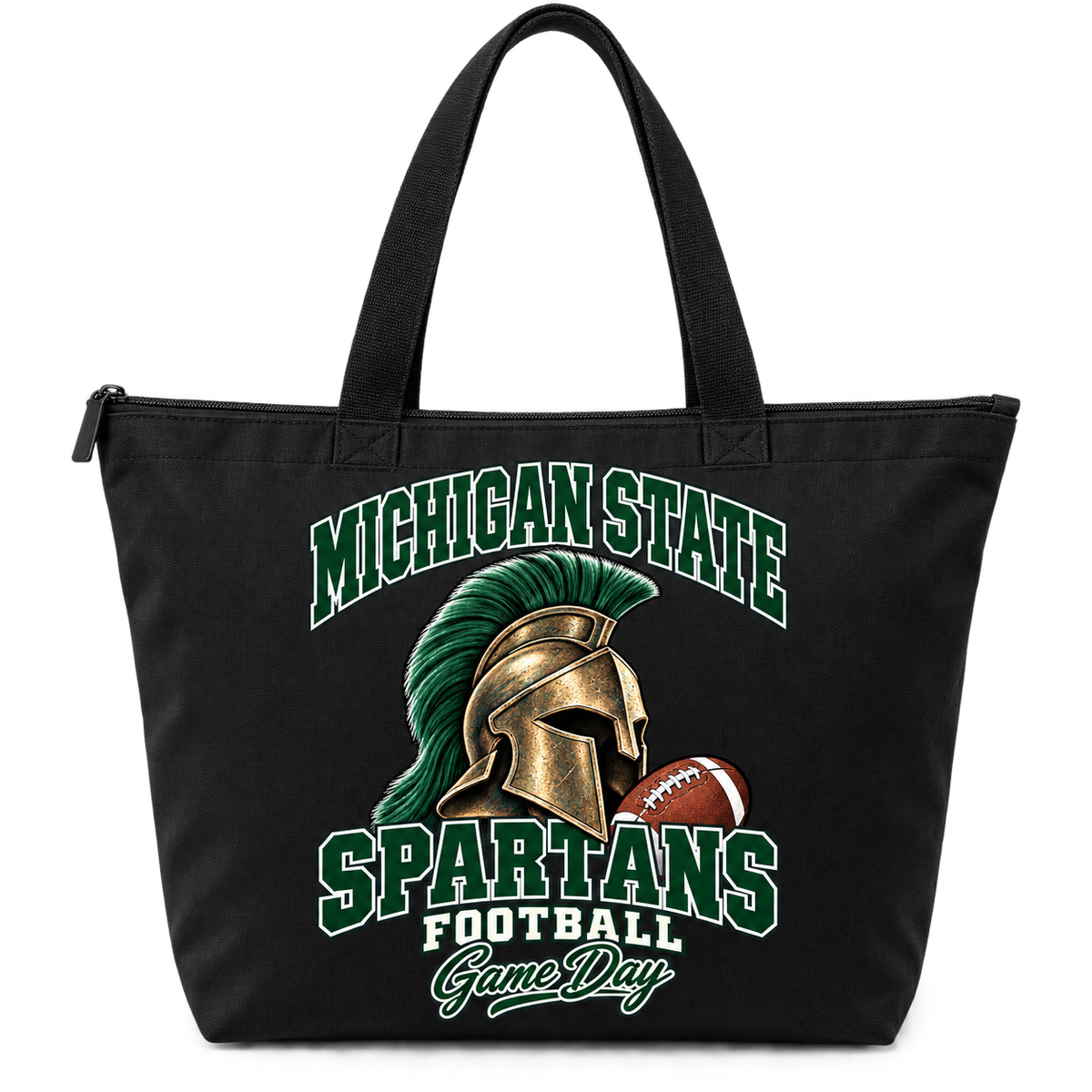 Michigan State Mascot Zippered Tote Bag — product thumbnail