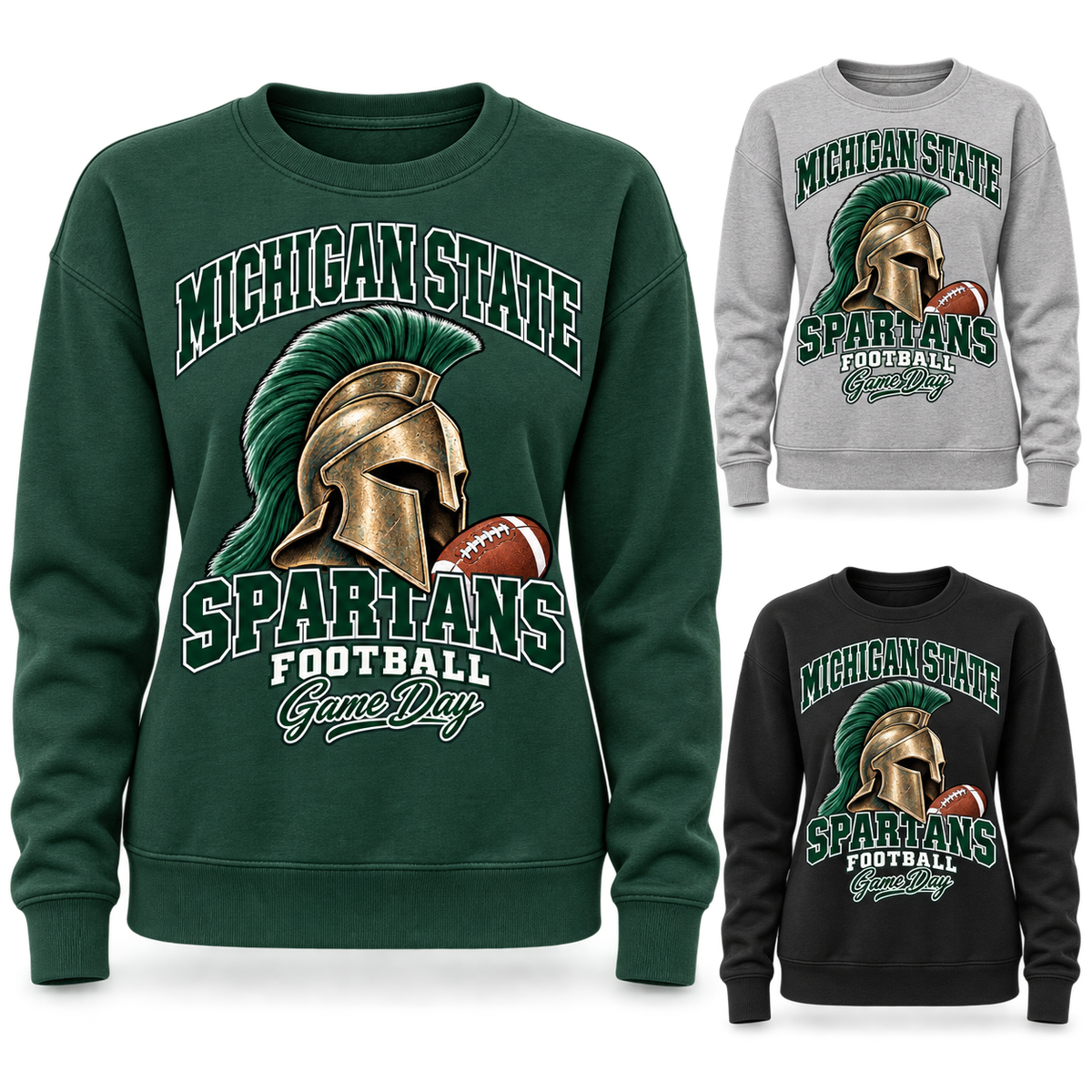 Michigan State Women's Mascot Crewneck Sweatshirt — product thumbnail
