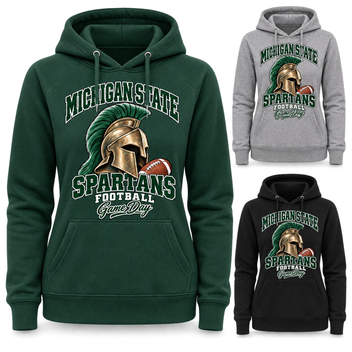 Michigan State Women's Mascot Pullover Hoodie — product thumbnail