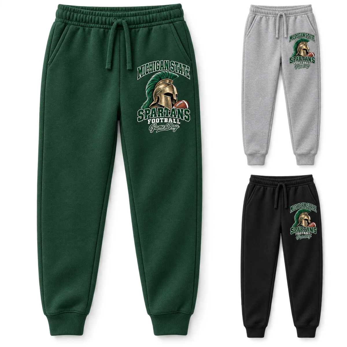 Michigan State Youth Mascot Fleece Joggers — product thumbnail